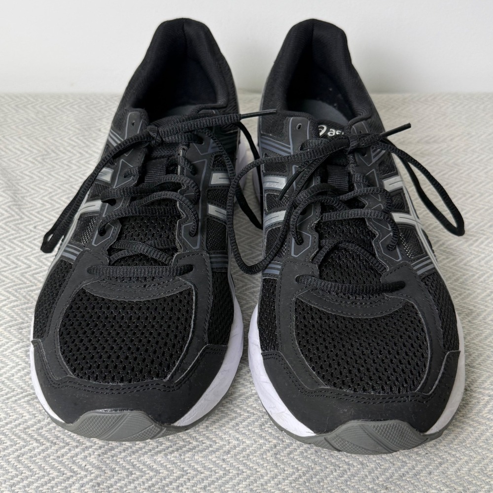 Asics Gel-Contend 4 Mens 11.5 4E Extra Wide Black Silver Running Shoes T716N - Picture 4 of 8
